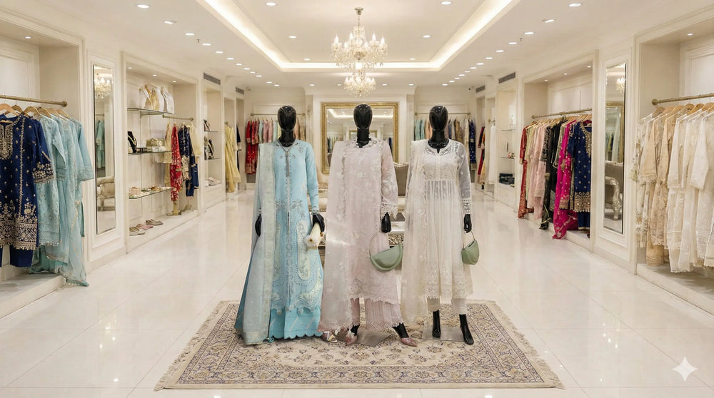 white christmas dresses Nureh | Feya Eid Collection | FE-10 main image 0
