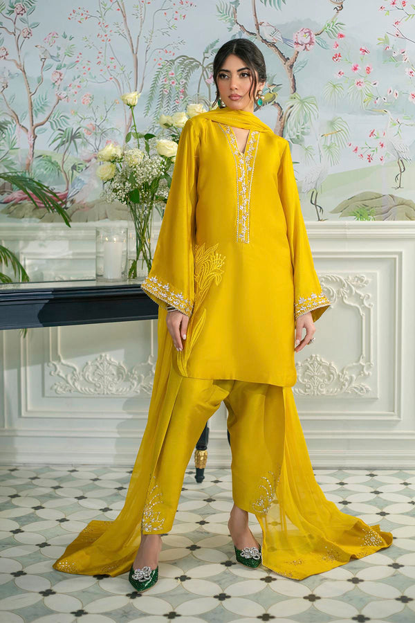 Melanie Daffodil - Shirt And Dupatta