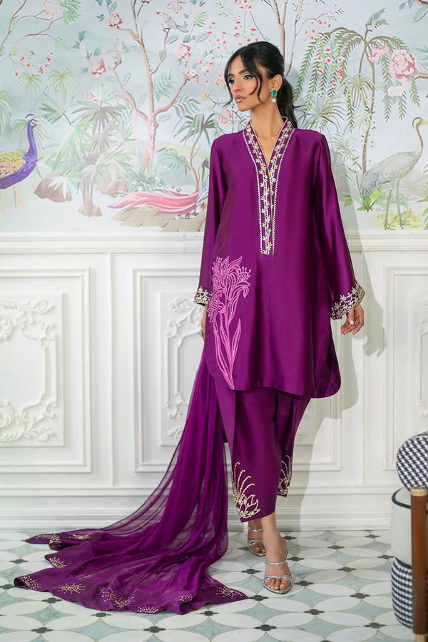 Melanie Plum - Shirt And Dupatta