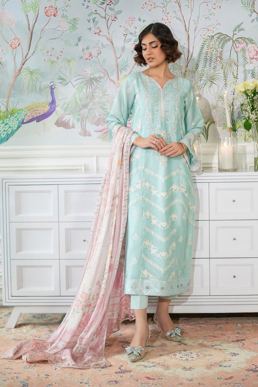 Elesia - Shirt, Pants And Dupatta