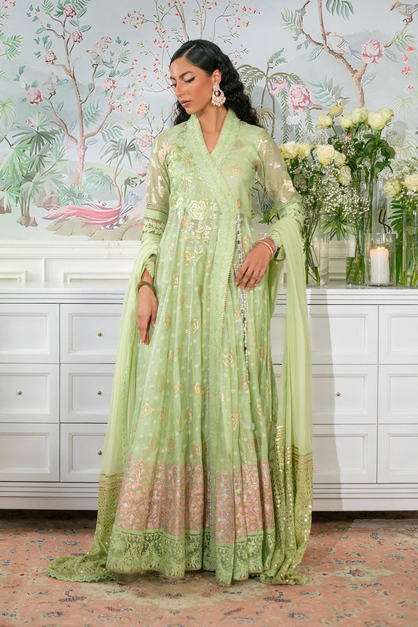 Nadi Mint - Angharka and Dupatta