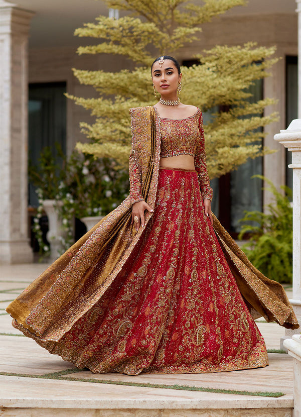 Mahvash Scarlet Lehnga Choli