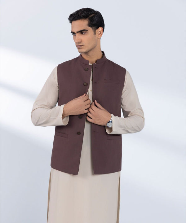 Embroidered Tropical Waistcoat - Regular Fit (00MSTWC25V53_RGL)