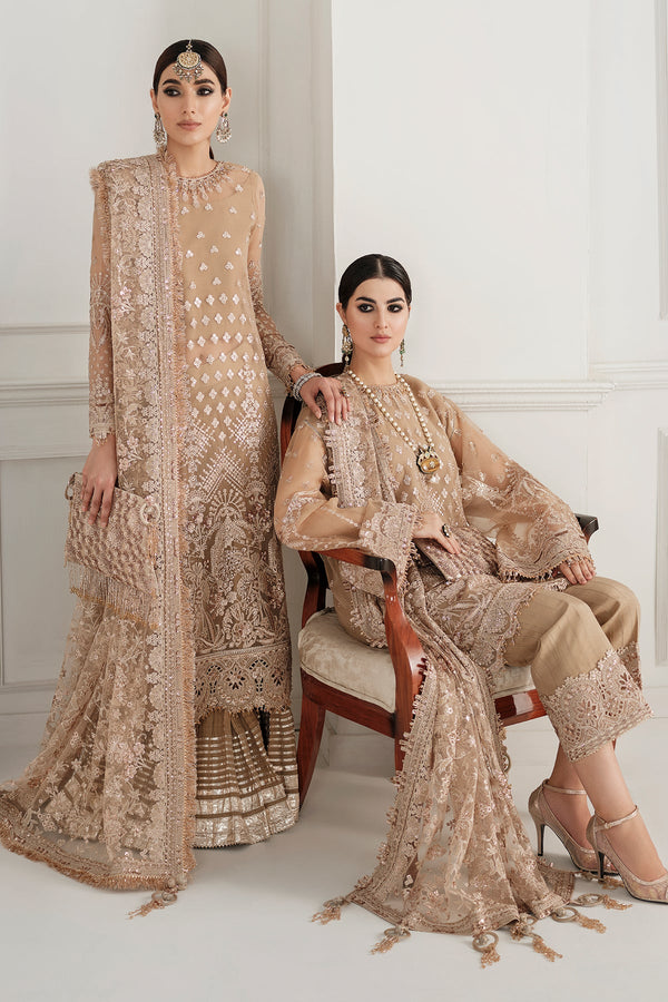 EMBROIDERED CHIFFON CH10-04 STITCHED