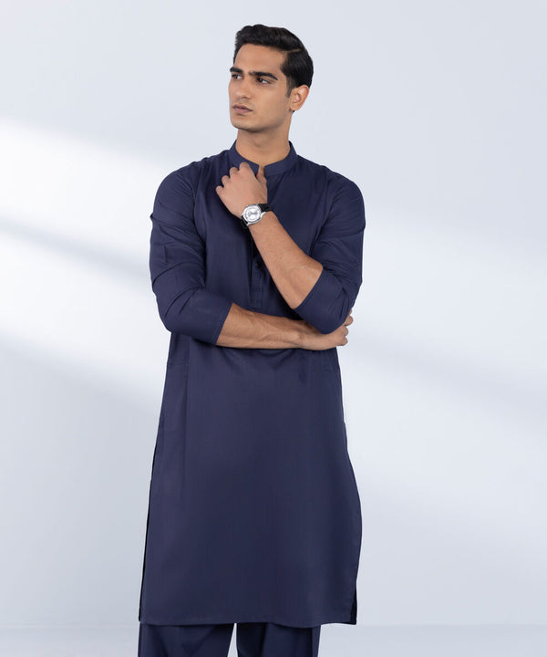 Viscose Blended Suit - Slim Fit (0MST2P25V514-SLM)