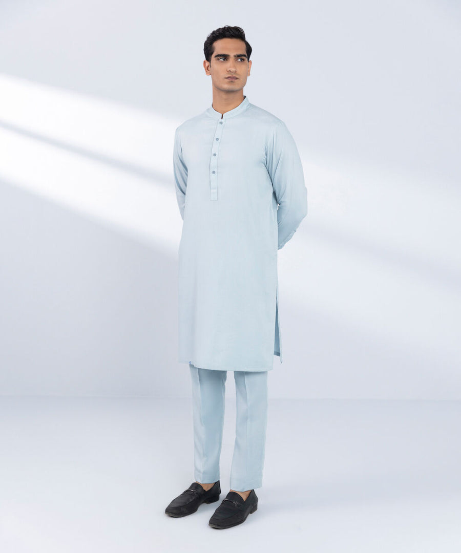 Viscose Blended Suit - Slim Fit (0MST2P25V51A-SLM)