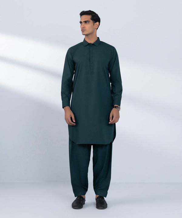Viscose Blended Suit - Slim Fit (0MSTE2P25V51-SLM)
