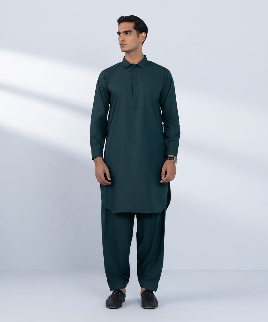 Viscose Blended Suit - Slim Fit (0MSTE2P25V51-SLM)