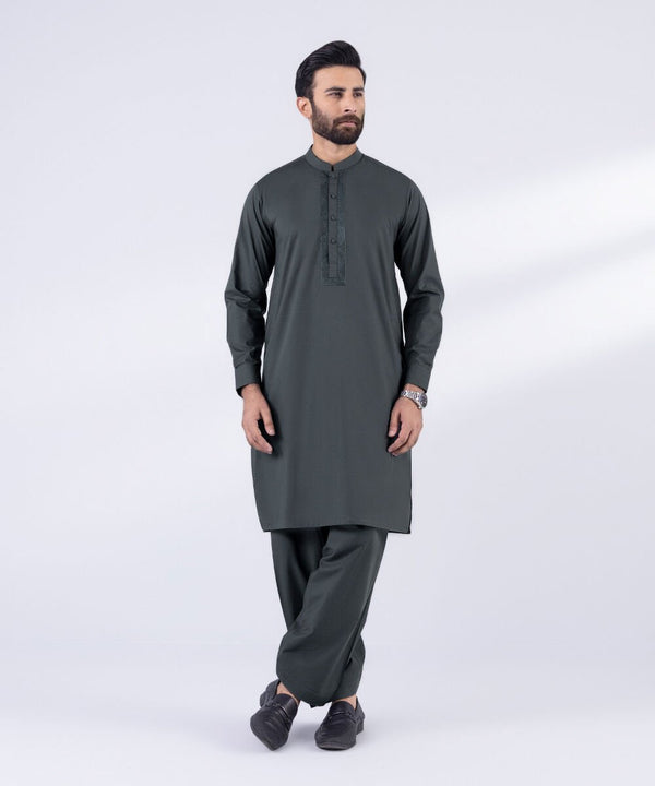 Embroidered Cotton Suit - Regular Fit (0MSTE2P25V55_RGL)