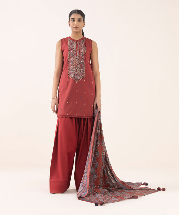 3 Piece - Embroidered Lawn Suit 0PEDY25V641B