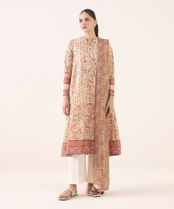 2 Piece - Embroidered Lawn Suit 0U2DEDY25V69