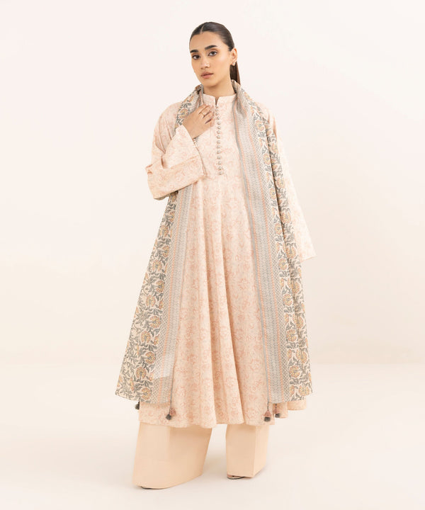 3 Piece - Printed Arabic Lawn Suit 0U3PDY25V64B