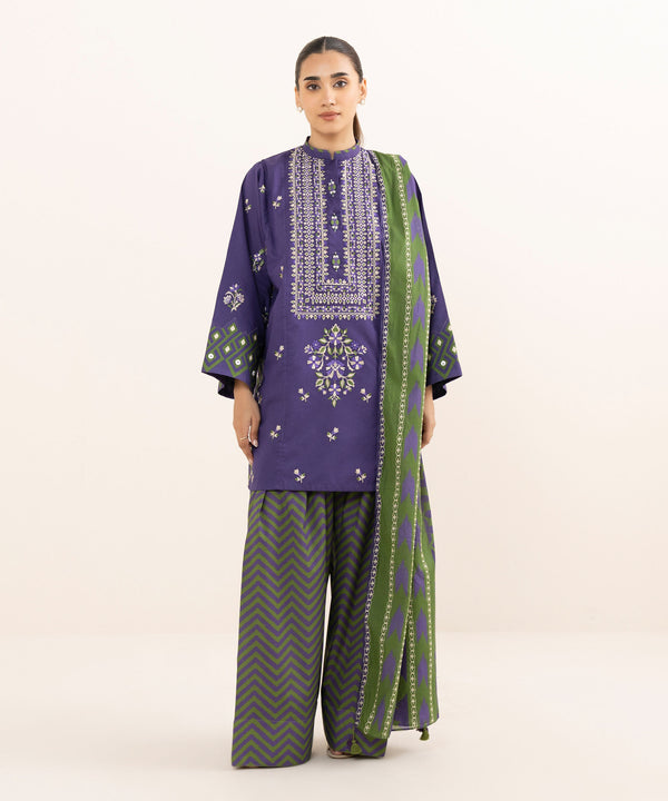 3 Piece - Embroidered Lawn Suit 0U3PEDY25V66