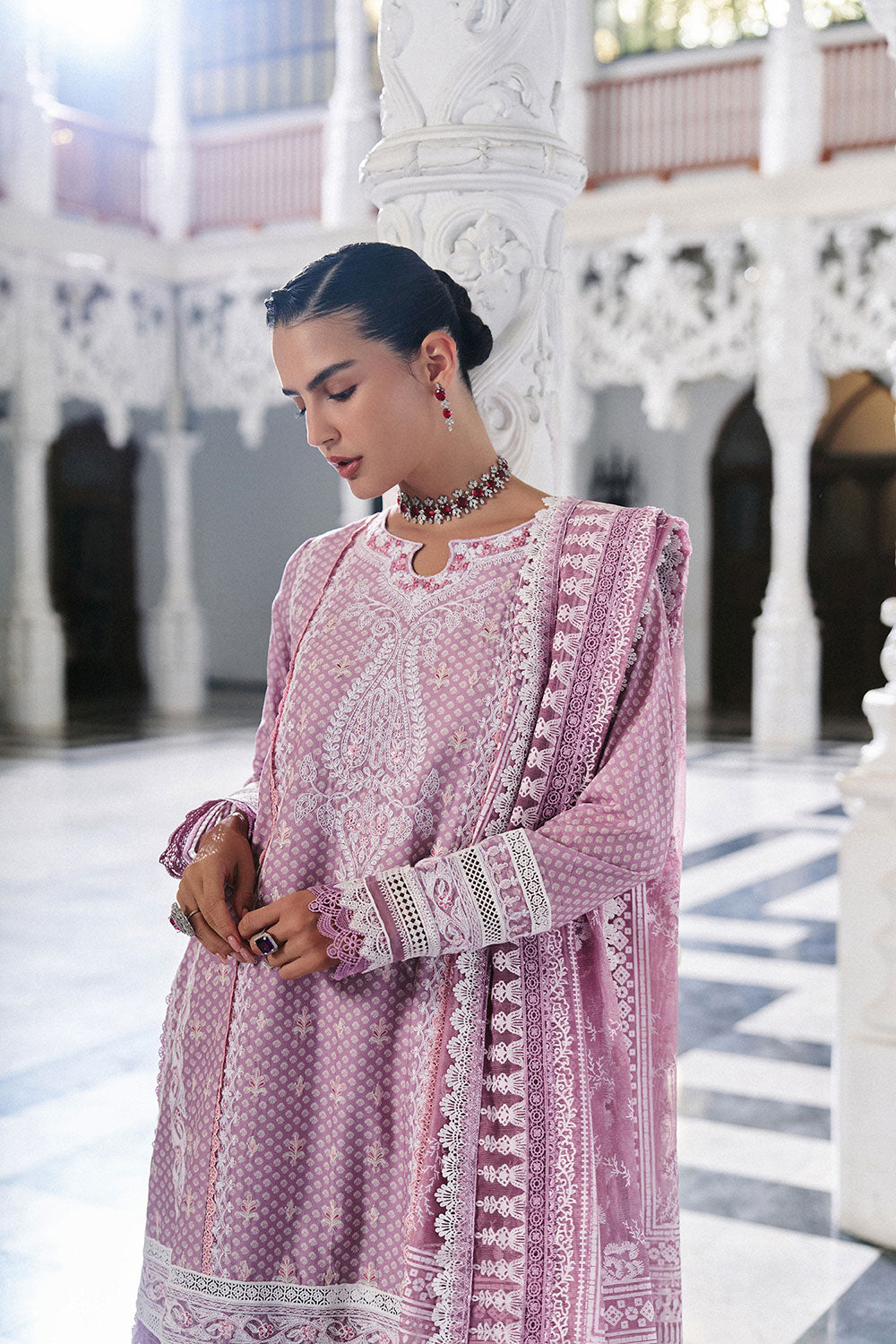 Design 11B Luxury Lawn Eid Edition 2026 Unstitched – Nour