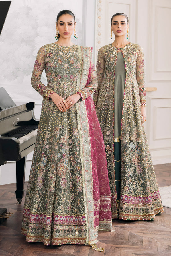 EMBROIDERED NET CH12-02 STITCHED