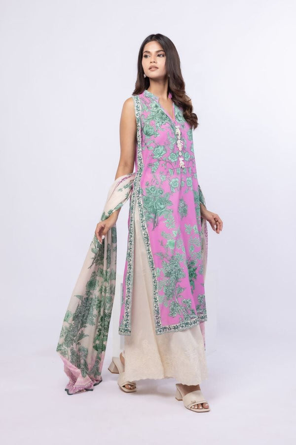 Pants | 25-05S21-01BA | Embroidered | Cambric