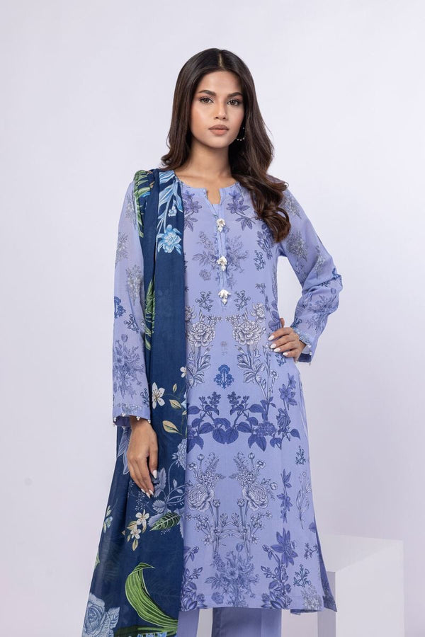 Kurta | 25-05S21-06TA | Printed | Swiss Voile