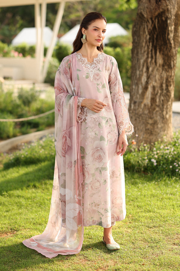 EMBROIDERED PRINTED LAWN UF-4241