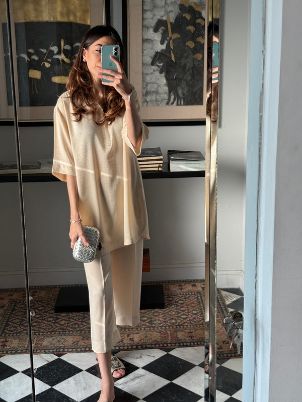Cream Coco Set