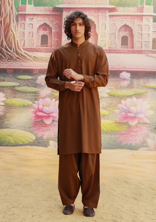 Poly Viscose Maluki Desert Palm Classic Fit Suit (FG-3083)