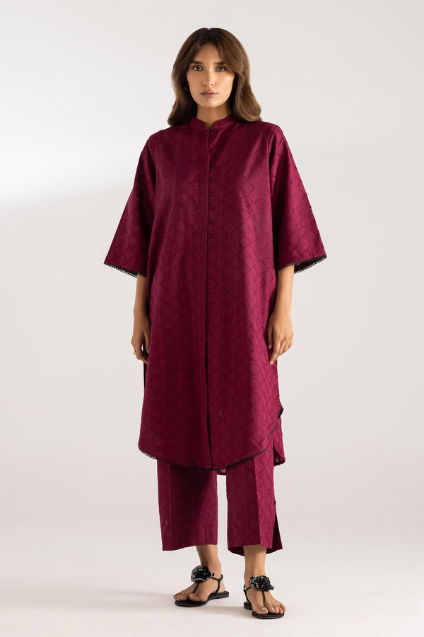 Stitched Dyed Dobby Shirt Culotte Fw25Bsd905P2T