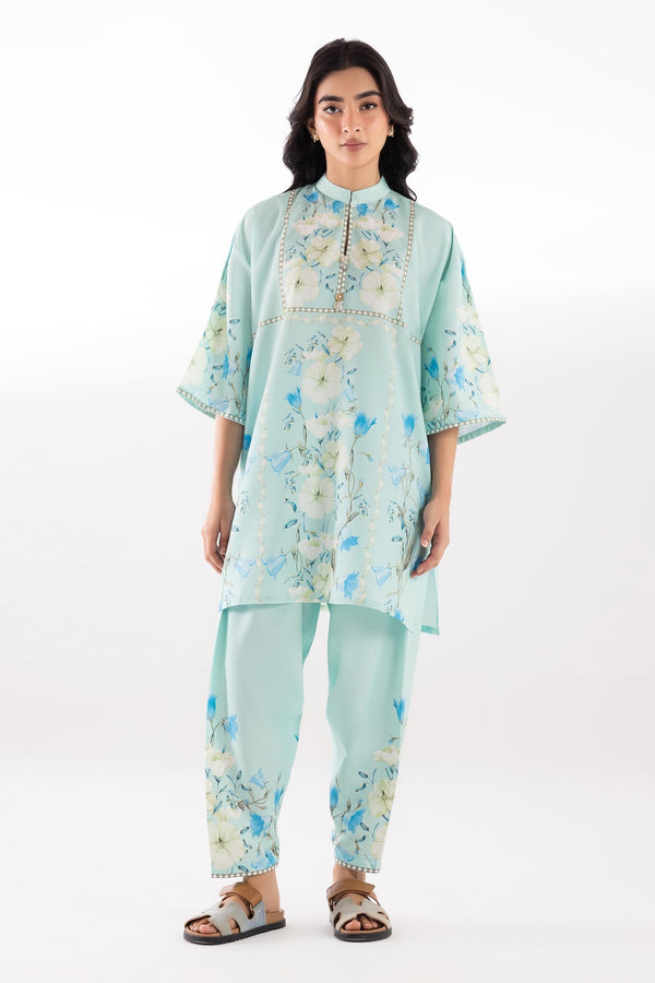 Stitched Printed Khaddar Shirt Shalwar Fw25Bsp897P2T