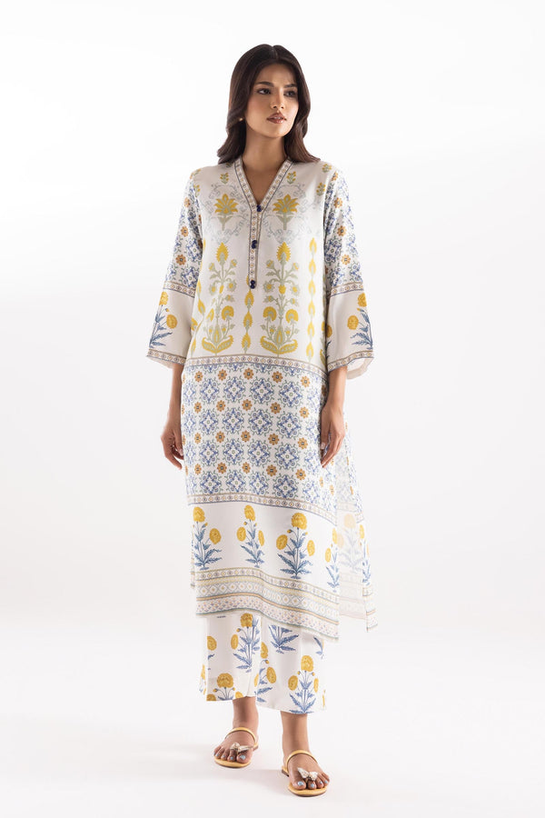 Stitched Printed Stripe Shirt Culotte Fw25Bsp902P2T