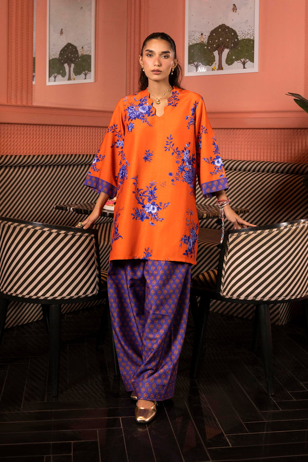 Stitched Printed Herringbone Shirt Shalwar Fw25Bsp923 P2T