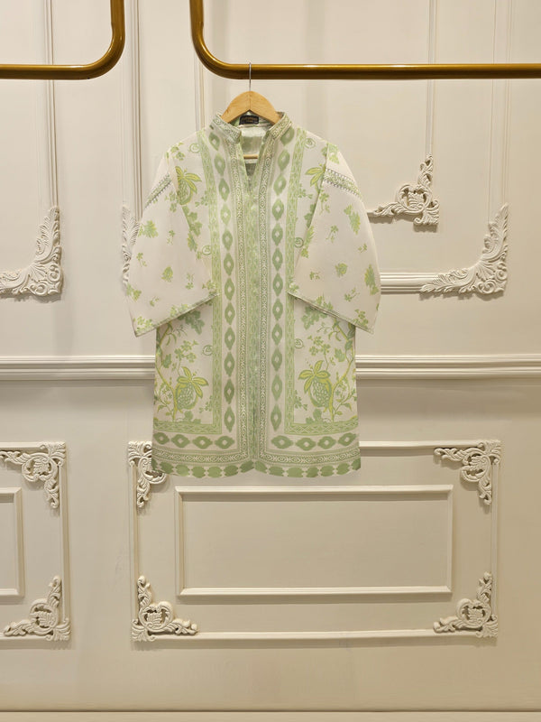 2 Piece- Printed Silk Co-ord Set S111964
