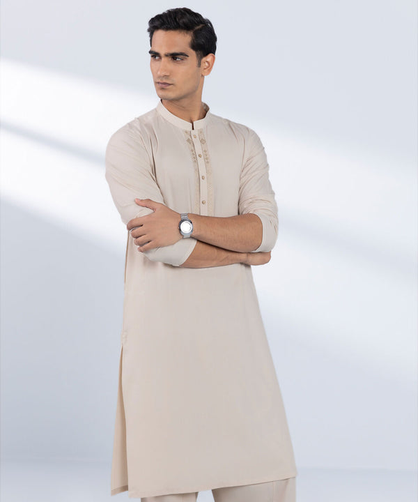 Embroidered Viscose Blended Suit - Regular Fit (MSTE2P25V511_RGL)