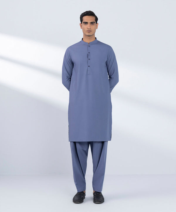Viscose Blended Suit - Slim Fit (MSTE2P25V517-SLM)