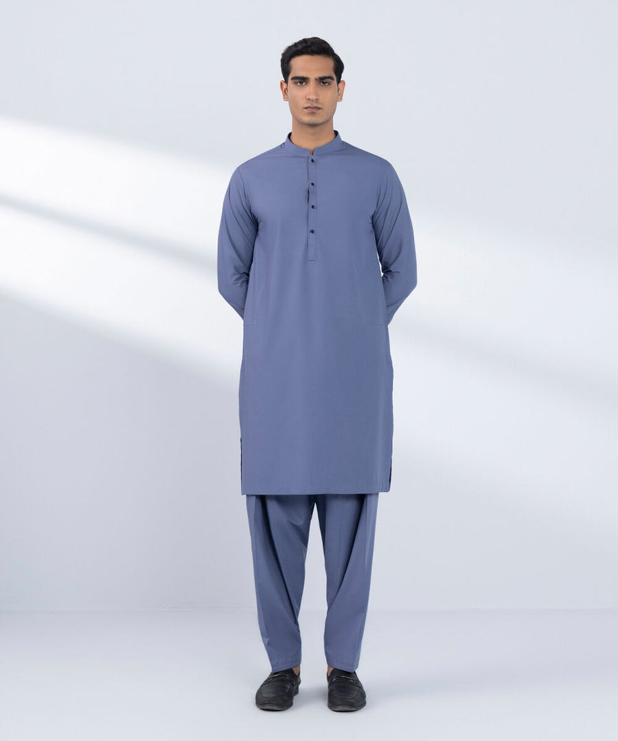 Viscose Blended Suit - Slim Fit (MSTE2P25V517-SLM)