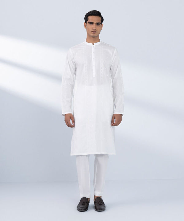 Schiffli Embroidered Cotton Suit - Regular Fit (MSTE2P25V526_RGL)