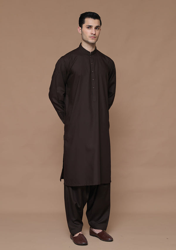 Poly Viscose Coffee Bean Classic Fit Suit (FG-3155)