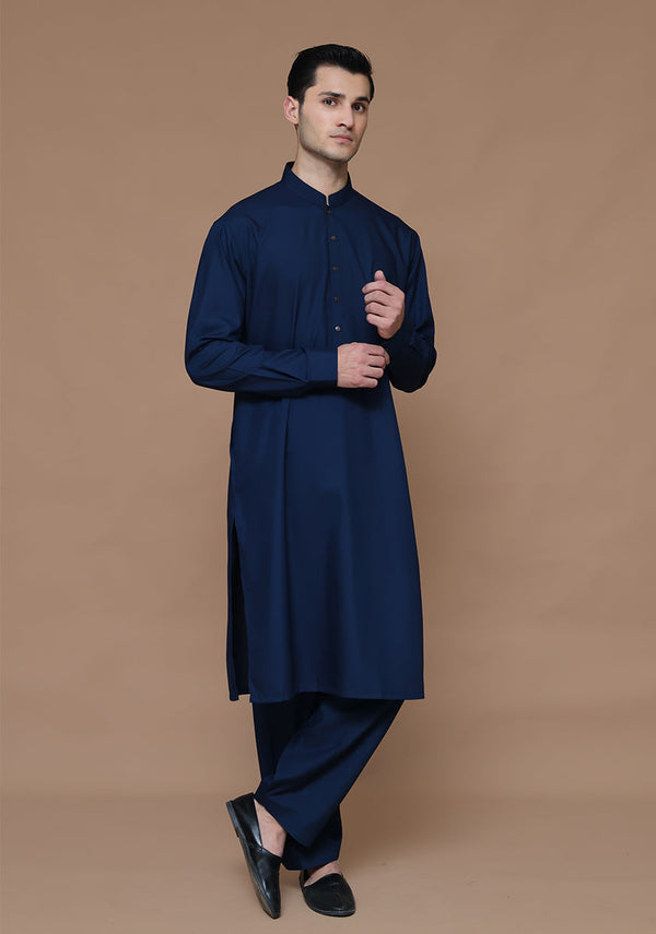 Poly Viscose Moonlit Ocean Classic Fit Suit (FG-3155)