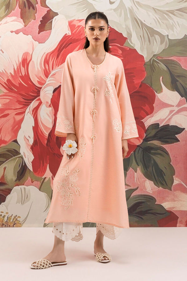 Stitched Embroidered Signature Chambray Shirt Ss25Sge407