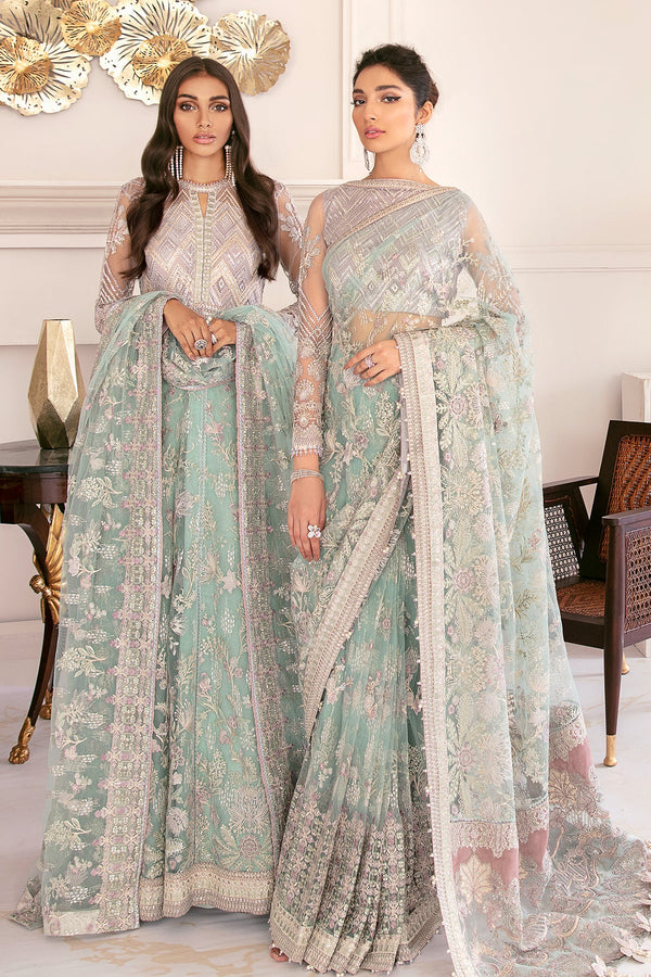 EMBROIDERED NET CH08-10 STITCHED