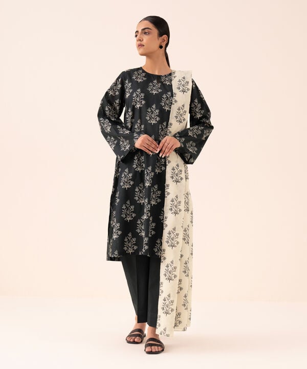 3 Piece - Printed Lawn Suit - TPRW25V441US