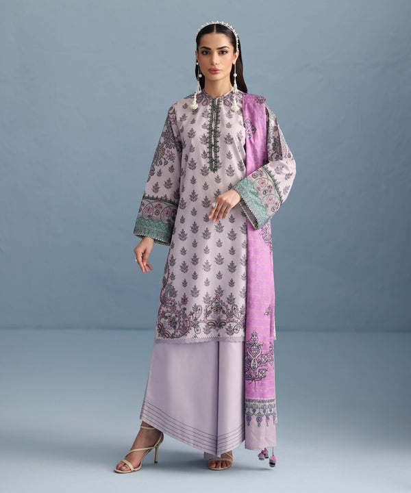 3 Piece - Embroidered Lawn Suit U3PESG25V538