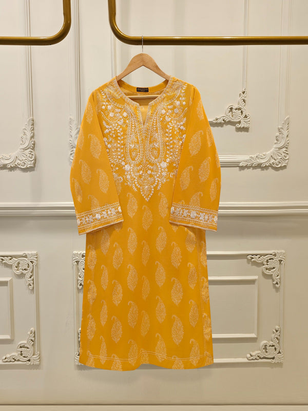 Digital Printed Lawn Shirt S111957