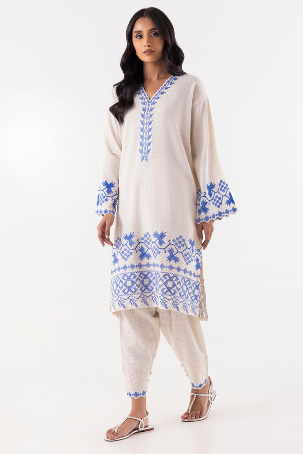 Stitched Boxy Embroidered Shirt (FW24SGE572)