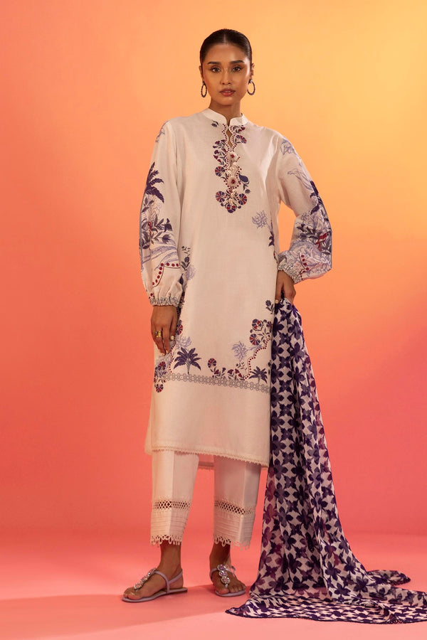 Unstitched Lawn 2 Piece Suit (H252-001A-2I)