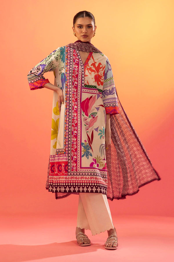 Unstitched Lawn 2 Piece Suit (H252-002B-2I)
