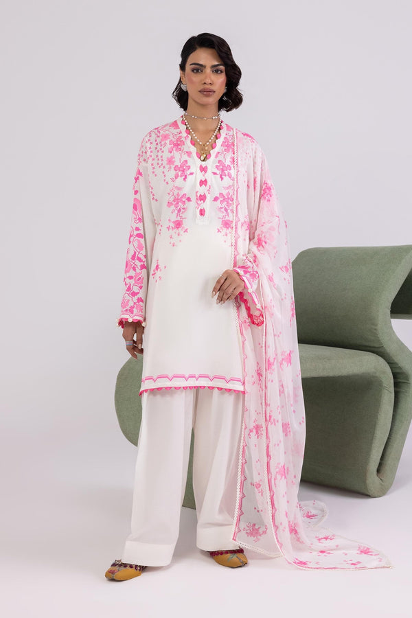 Unstitched 3 Piece Lawn Suit (1000000084816)