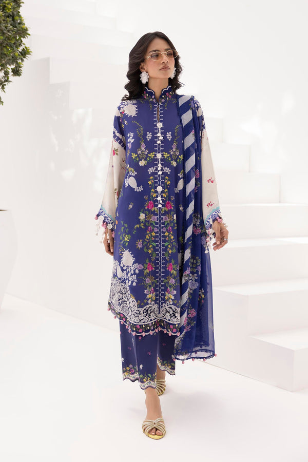 Unstitched Lawn 3 Piece Suit (M252-003A-CI)