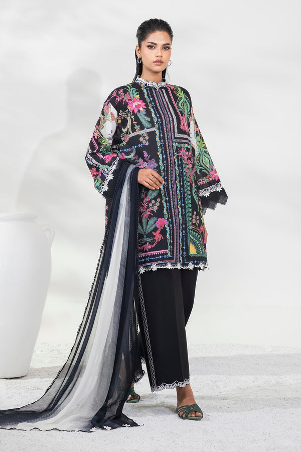Unstitched Lawn 3 Piece Suit (M252-006A-CI)