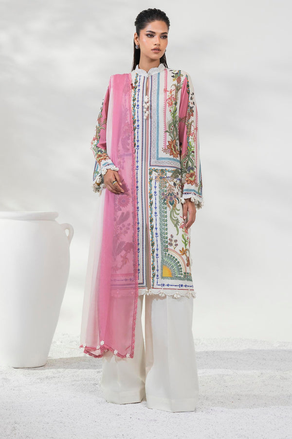 Unstitched Lawn 3 Piece Suit (M252-006B-CI)