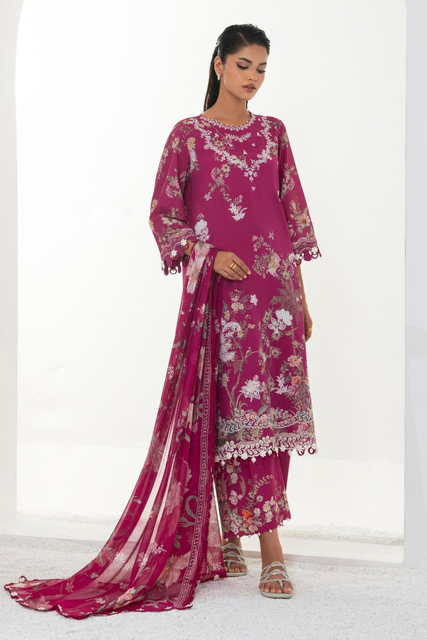 Unstitched Lawn 3 Piece Suit (M252-008A-CI)
