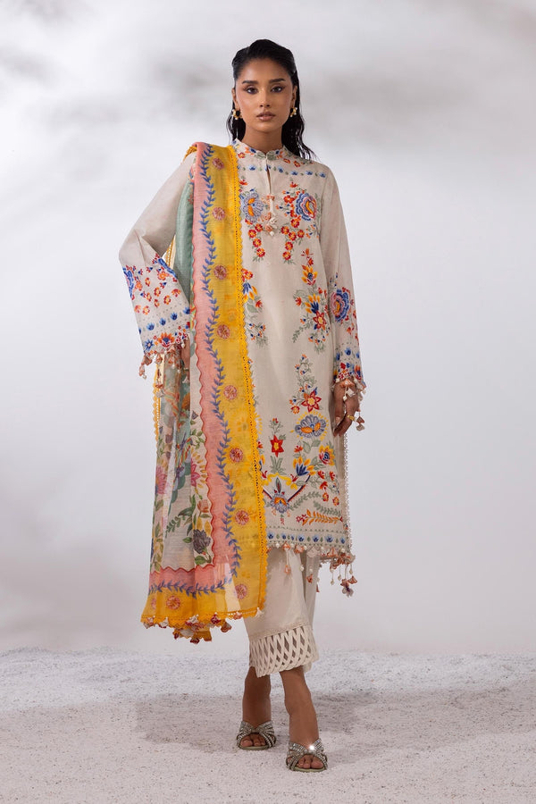 Unstitched Lawn 3 Piece Suit (1000000083598)