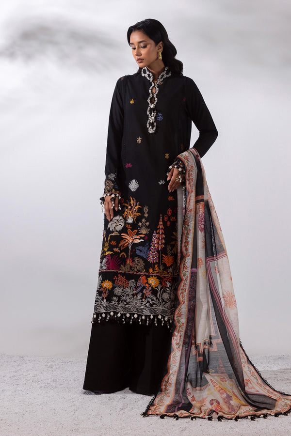 Unstitched Lawn 3 Piece Suit (M252-020A-CV)